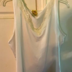 White camisole, size  Ladies XL (16/18)